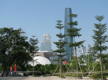 Canton Tower Outdoor Plaza Views