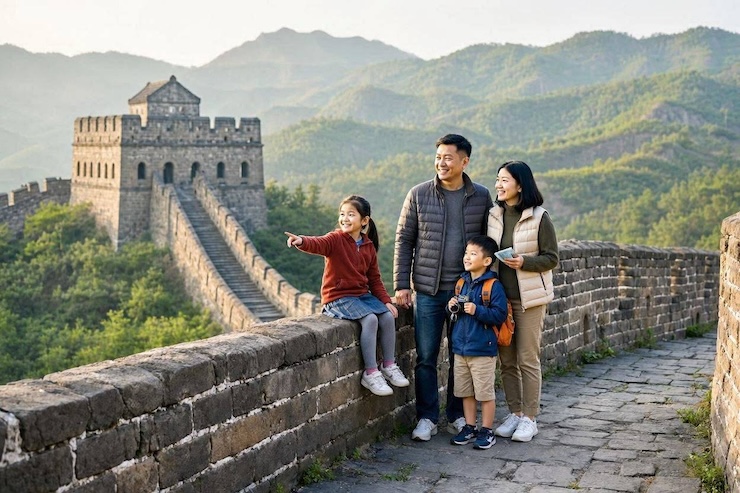 Great Wall of China with Kids Great Wall of China with kids