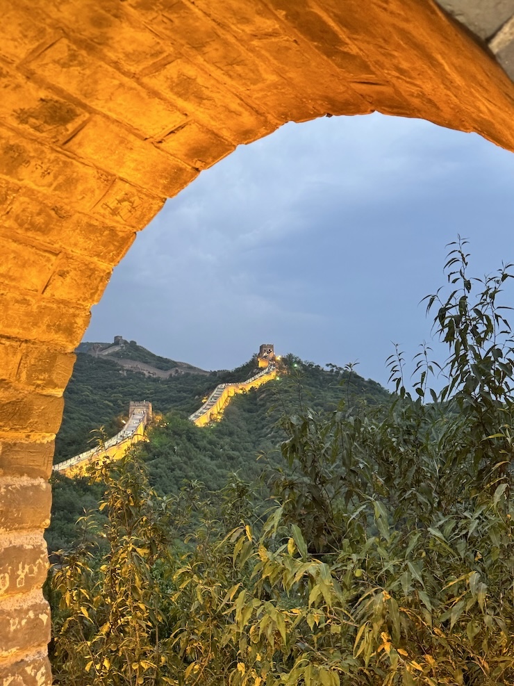 Great Wall Badaling dusk time Great Wall Badaling dusk time