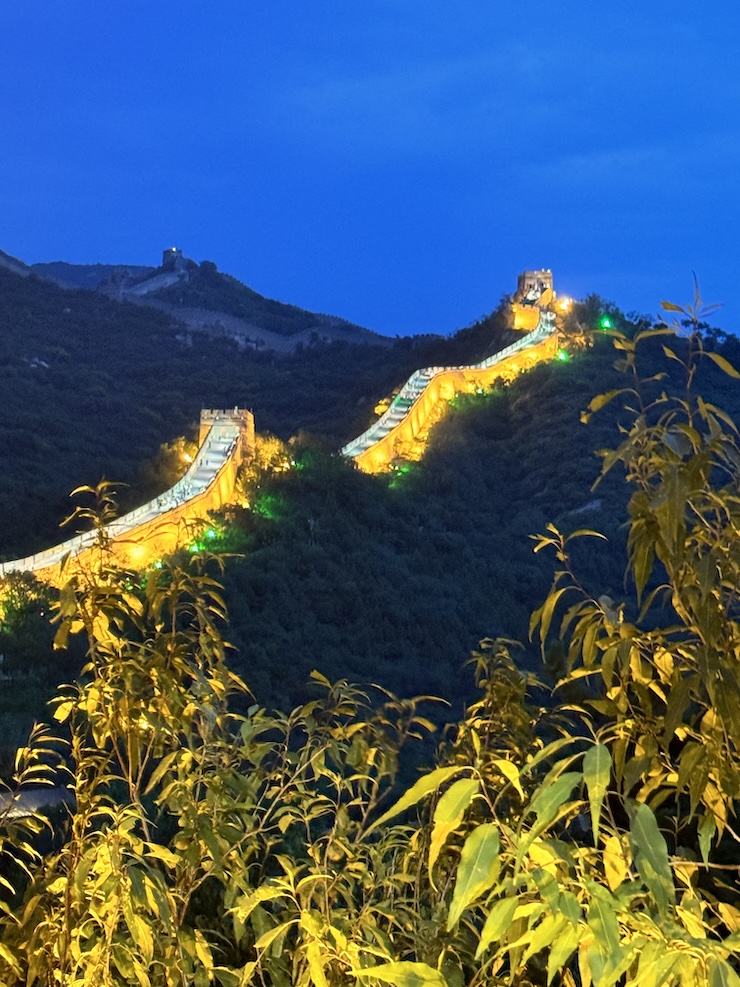Great Wall Badaling dusk time Great Wall Badaling dusk time