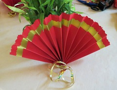 Making   Chinese Paper Fan Step 7