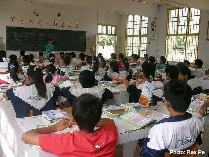 Middle School in China
