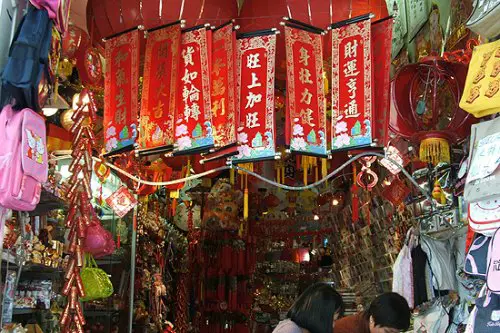 Chinese New Year Decorations in Sydney Chinatown