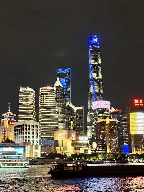 Night Views from the Bund Shanghai