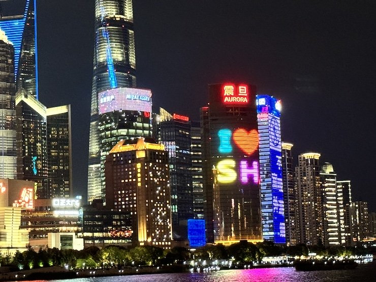 Night Views from the Bund Shanghai