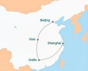 Map Guilin to Shanghai