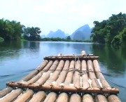 Rafting in the Yulong River
