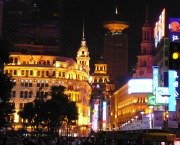 Nanjing Road in Shanghai at Night
