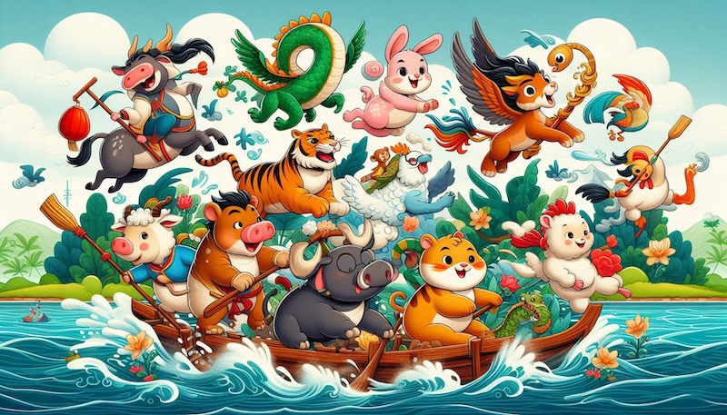 The Chinese Zodiac Great River Race The Chinese Zodiac Great River Race