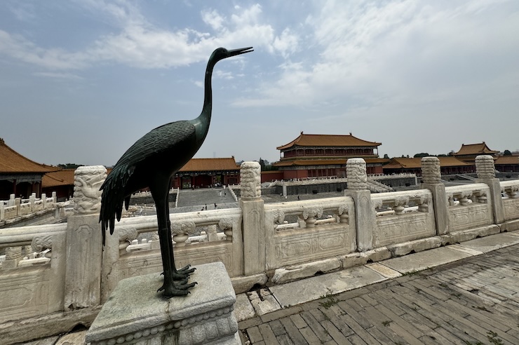 Forbidden City Hall of Supreme Harmony Cranes Forbidden City Hall of Supreme Harmony Cranes