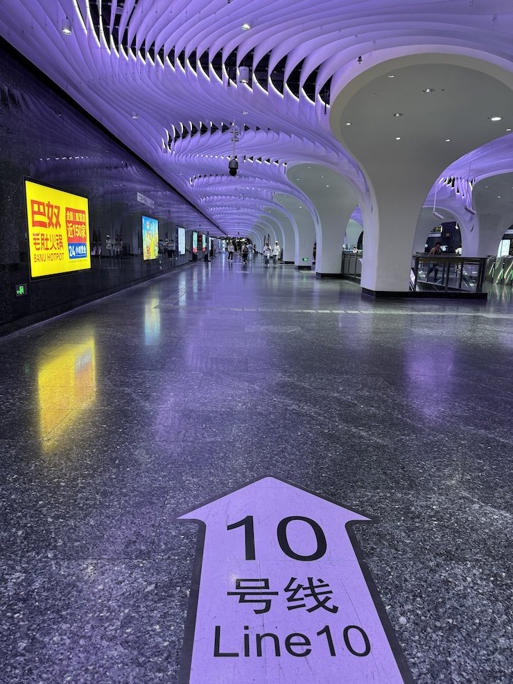 Metro Lines numbered and color coded Metro Lines numbered and color coded