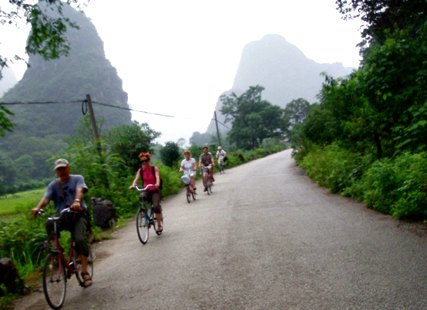 Biking in Yangshuo