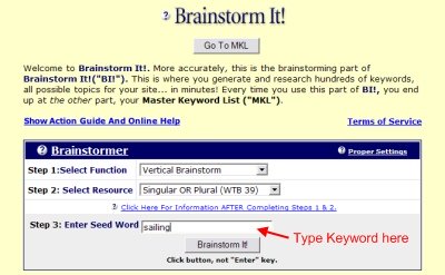 How To Start a Website - Brainstorm It