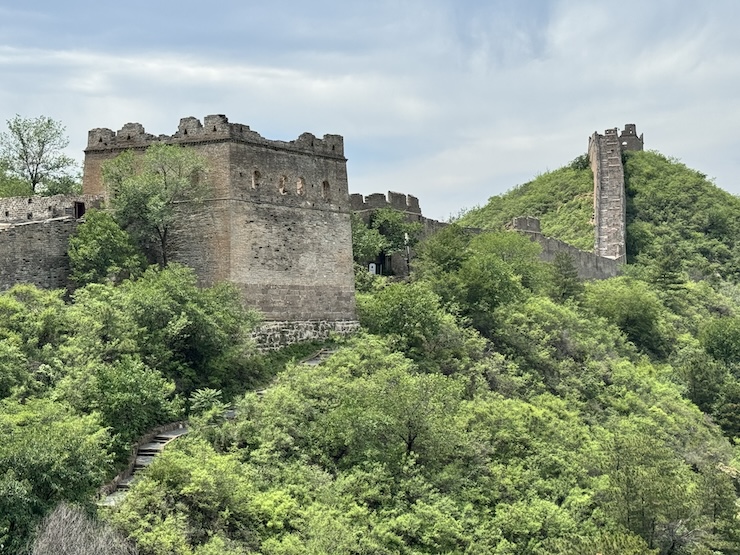 Great Wall of China Jinshanling Section Great Wall of China Jinshanling Section Vegetation
