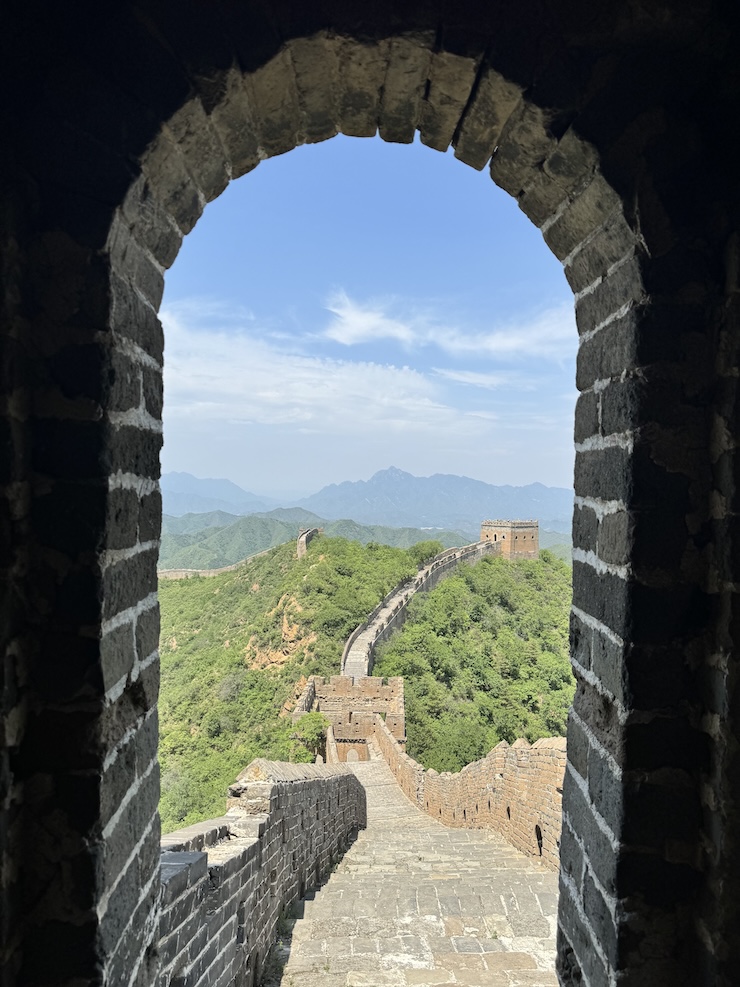 Great Wall of China Jinshanling Section Great Wall of China Jinshanling view from Five-Window Tower