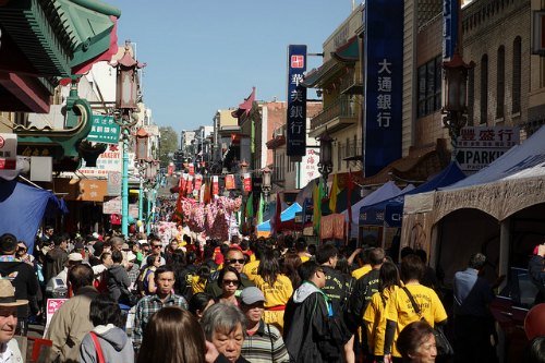 CNY Flower Market Fair in San Francisco