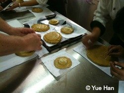Making Local cakes in Shangri La