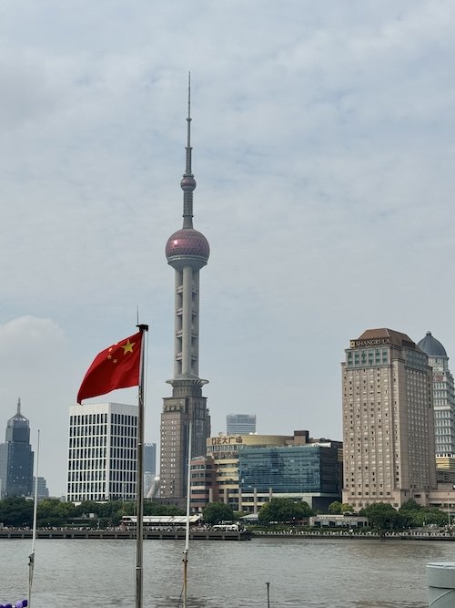 Walking to the Bund Shanghai