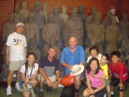 Our group with the Terracotta Army